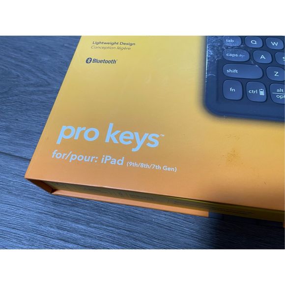 Zagg Pro Keys For iPad 10.2" (9th, 8th and 7th Gen) w Detachable Keyboard & Case - Picture 3 of 8